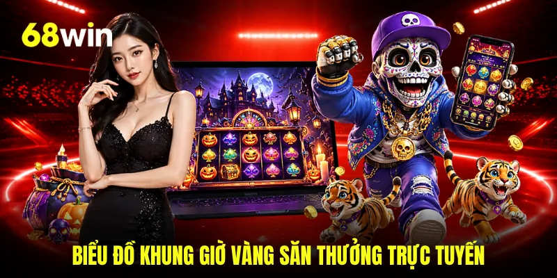 Biểu đồ khung giờ vàng săn thưởng trực tuyến
