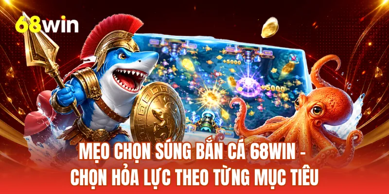 Mẹo Chọn Súng Bắn Cá 68WIN - Chọn Hỏa Lực Theo Từng Mục Tiêu