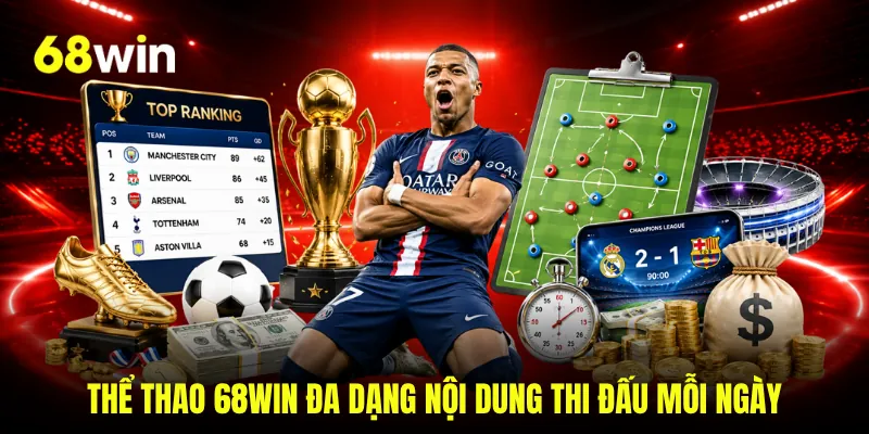 Thể thao 68WIN đa dạng nội dung thi đấu mỗi ngày